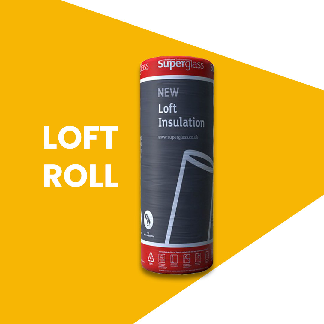 150mm Loft Roll (7.71m2) Superglass